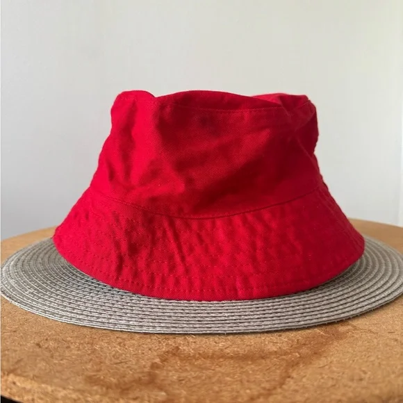 Red Bucket Hat - Picture 3 of 3